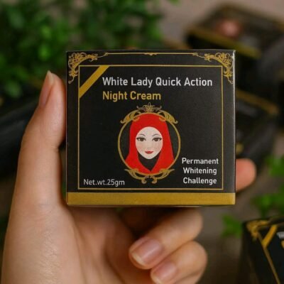 White Lady Quick Action Night Cream 25gm for pigmentation, acne and dark spot removal